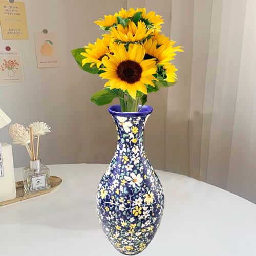 Unique 3D Puzzle Vase for Adults - Modern Home Decor Accent - Image 3