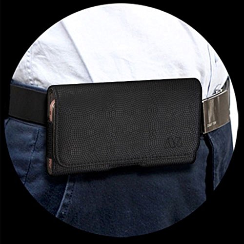 Black / Gray Wavy Design Horizonontal Carry Pouch With Magnetic Cover Flap Belt Clip Cell Phone Protection For Motorola Atrix Hd Mb886 / Dinara, Sony Ericsson Xperia Ion Lt28At, Samsung Galaxy S 3 Iii / S3 Siii / I747 / L710 / T999 / I535 / R530, Galaxy Nexus I515, Htc Evo 4G Lte, One X, Titan Ii, Lg Spectrum Vs920 #TOP4