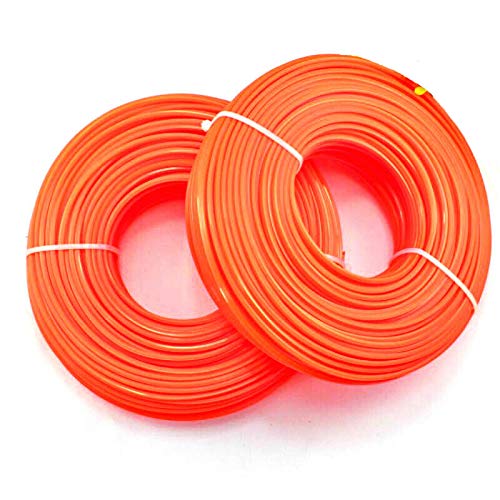 Vogueing, filo di nylon per tagliabordi, 2,4 mm x 15 m, filo di nylon resistente, per decespugliatore elettrico, 3 pezzi