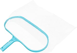 SEWACC Pond Net Scoop Clean Pool Liner Pool Skimmer Nets Swimming Pool Leaf Rake Fine Mesh Aquarium Net Portable Cleaning Tool for Pool Pond Fish Tank (Green) Pond Dense Net Leaf Skimmer Net