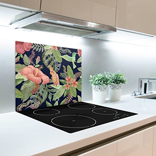 Cuisine propre avec la plaque de poêle oiseaux exotiques - 4