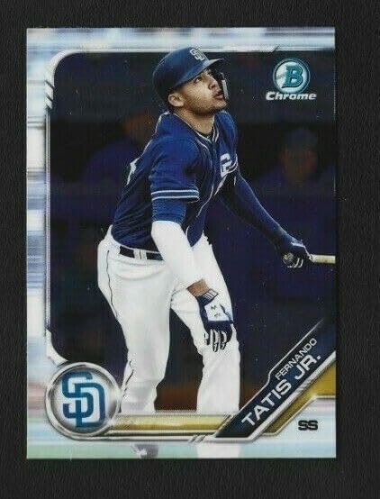 2019 Bowman CHROME Prospects - Fernando Tatis Jr - San Diego Padres Baseball Rookie Card RC #BCP25