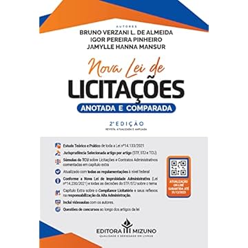 Capa do livro Nova Lei de Licitações Anotada e Comparada 2ª Edição