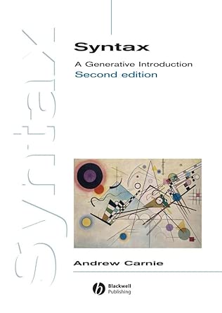 Syntax: A Generative Introduction 2nd Edition book cover