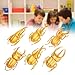 Giocattolo, modello di scarabeo giocattolo, modello di scarabeo, scarabeo di simulazione Giocattolo in PVC non tossico per giocattolo per ornamento(6 large golden beetles)
