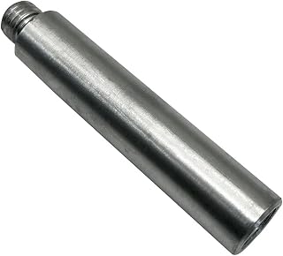 New 10cm(3.9 inches ) Surveying Pole Silver Color GPS Antenna Extension Pole 5/8 x 11 Thread Both Ends Price In India