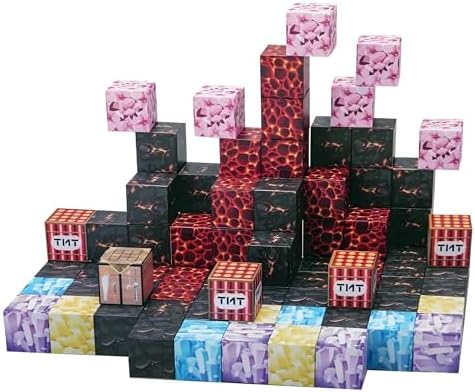 Oyuncak Manyetik Yapı Blokları – Çocuklar Için Renkli 3 Boyutlu 86 Parça Manyetik Mıknatıslı Kare Oyun Seti - Görsel 1