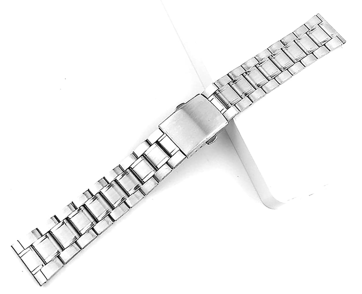 EwatchAccessories Replacement 12mm Stainless Steel Metal Silver Bracelet Watch Band Strap Folding Clasp Push Button (B0C5JKN9QR) Amazon Price History, Amazon Price Tracker