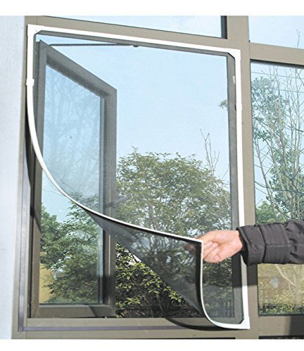 Dailyshops Anti Mosquito Bug Insect Fly Window Screen Mesh Net Curtain (3, Black)