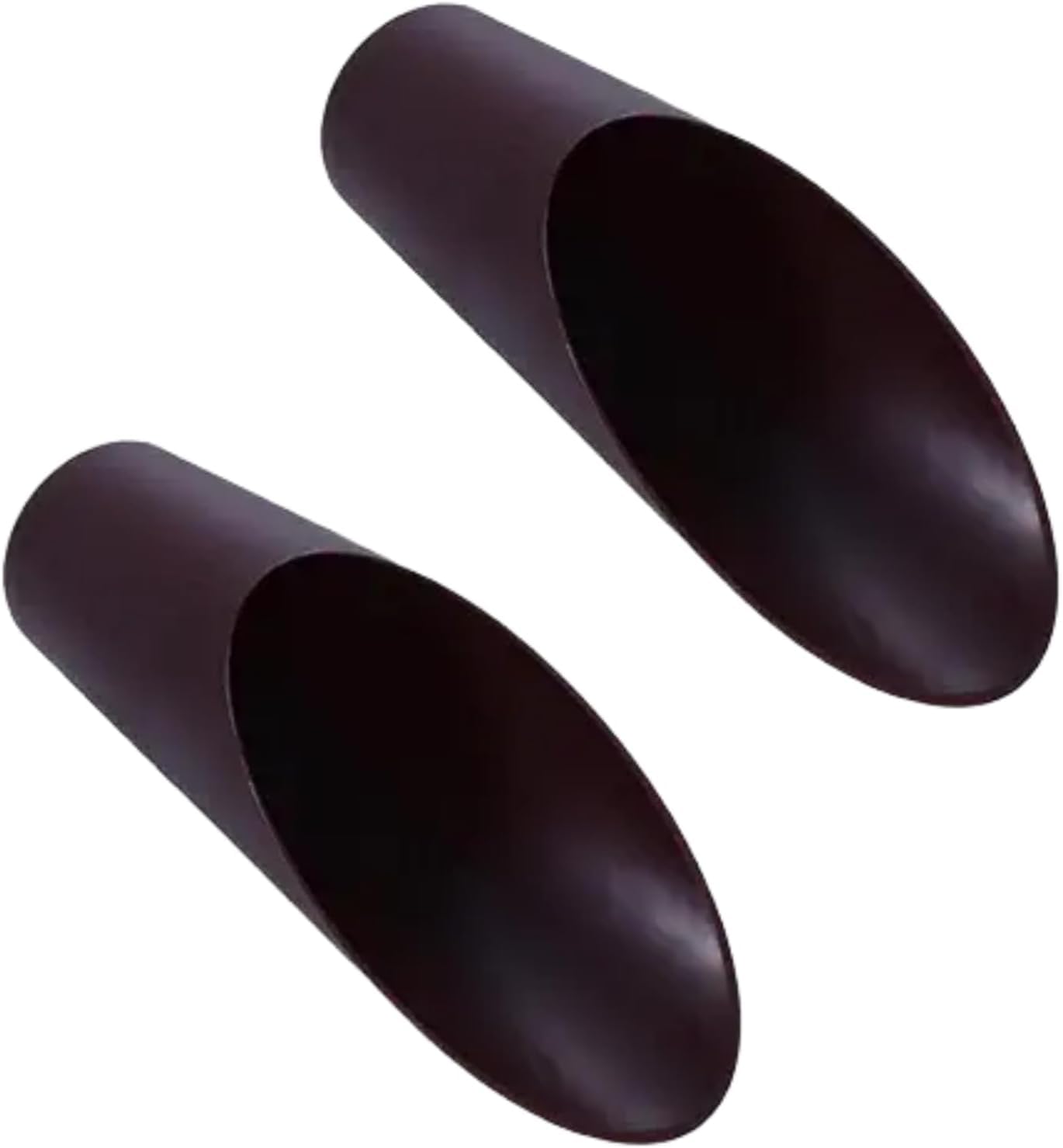 2Pcs Coffee Color Bonsai Soil Scoops, Plastic Gardens Soil Scoops,Garden Potted Plant Succulent Planting Tool Garden Gifts Gardens Tool