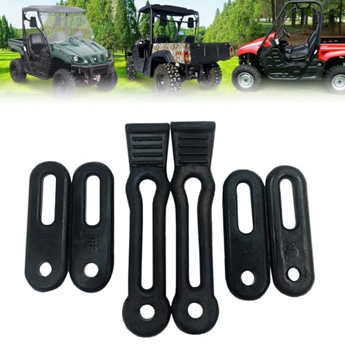 Rhino 660 Hood Straps,Door Rubber Return Latch Kit Compatible with Yamaha Rhino 450 660 700,Hisun 500 700,Axis 500 700,Massimo MSU500,Coleman 500 700,Cub Cadet Challenger