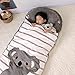 Sac de couchage bébé neutre neutre coton anti-choc enveloppe type doux et confortable modèles automne et hiver chauds couette maternelle pour enfants