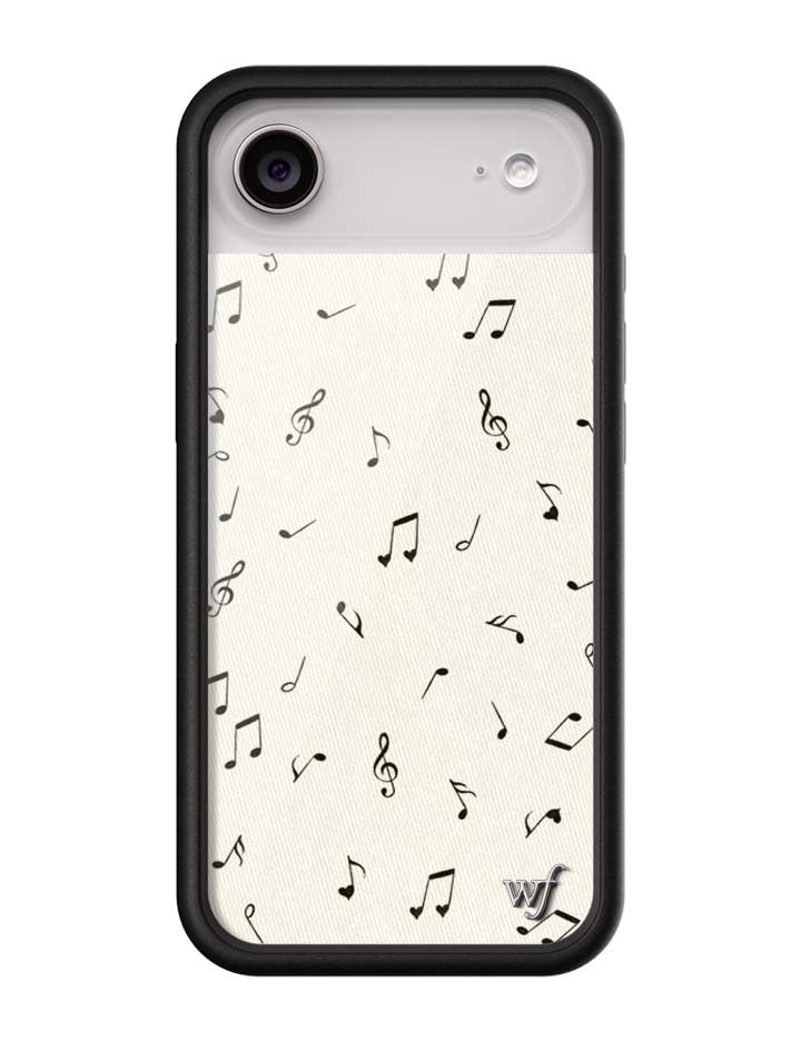 Coque iPhone 17 Air Wildflower beige motif instrument de musique