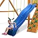 Swing-N-Slide Ws 5032 Olympus Wave Slide 2Piece Plastic Slide for 5' Decks, Blue