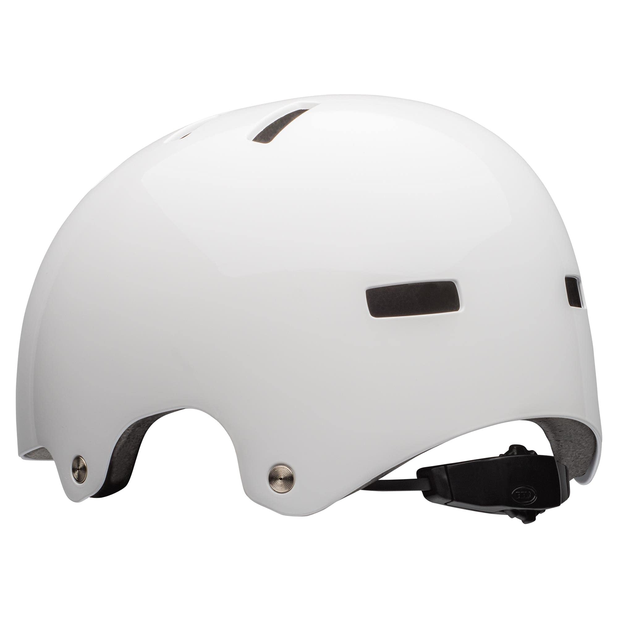 Bell - Local SOLID CE Helme - Erwachsene Unisex - Schutzausrüstung, Fahrradhelm, BMX-Helm, BMX-Schutzhelm, Weiß, M