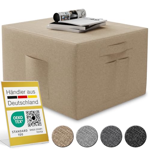 ELONEO Husse für Klappmatratze 90x200x15 cm, mit Seitentaschen, waschbar, Schonbezug für Gästematratze, Macht die Faltmatratze zum modernen...