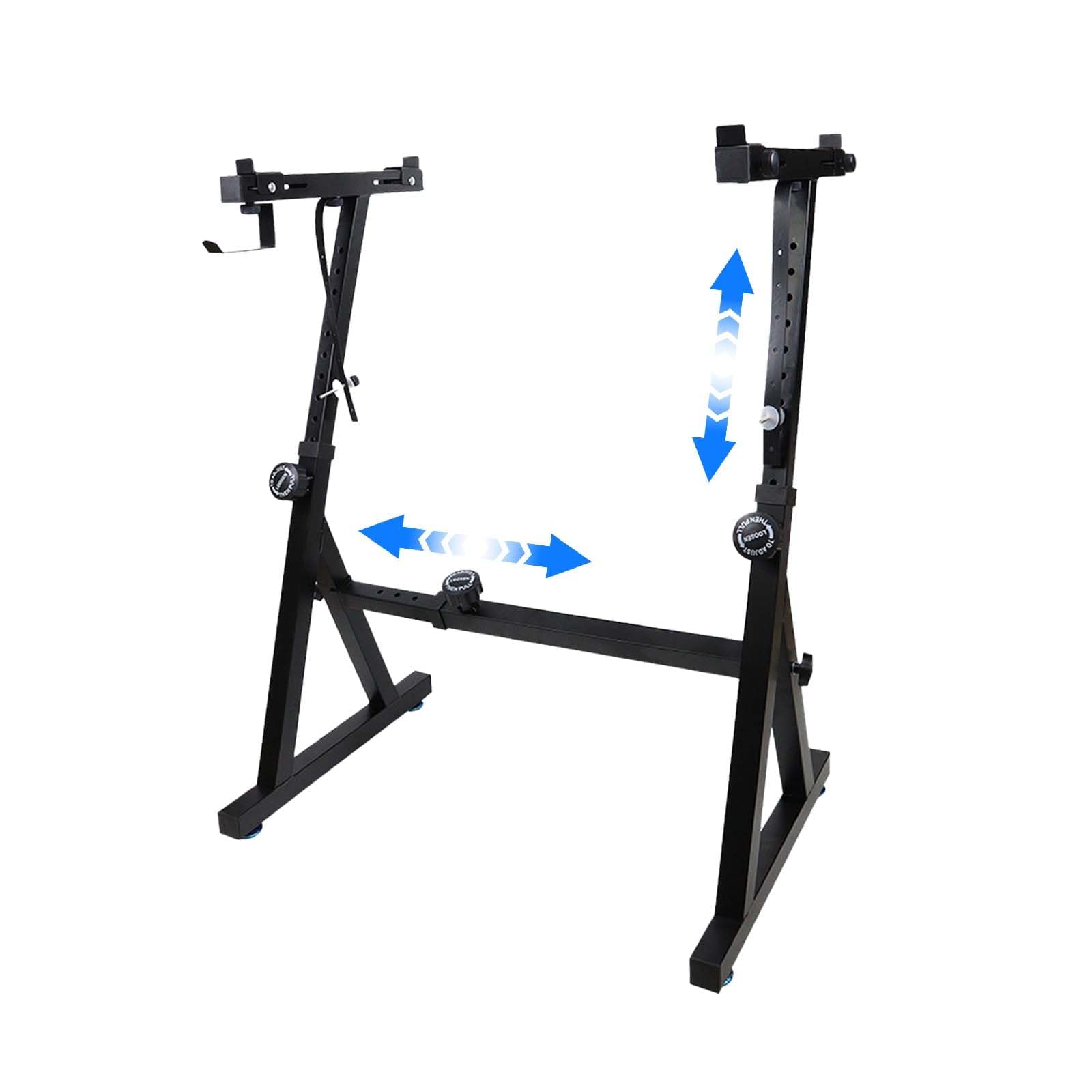 Garvee Support clavier piano en forme Z robuste et réglable – Structure stable, charge 113 kg, pliable et portable – Compatible 54/61/88 touches – Idéal scène/studio – Coloris : noir avec repose-pieds - Les Beatles, Paul McCartney, John Lennon, RIngo Starr, George Harrison Garvee Support clavier piano en forme Z robuste et réglable – Structure stable, charge 113 kg, pliable et portable – Compatible 54/61/88 touches – Idéal scène/studio – Coloris : noir avec repose-pieds