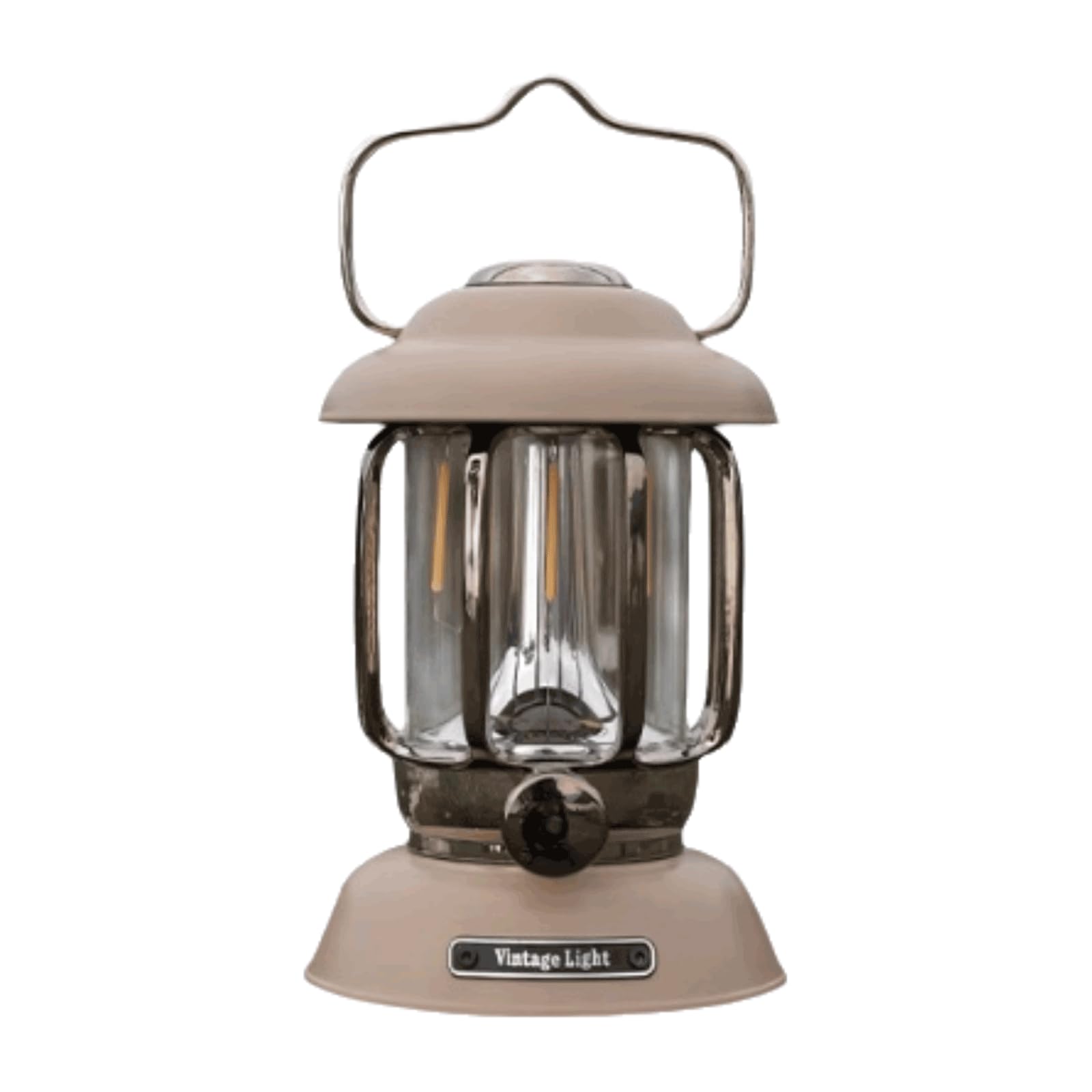 Lampa rechargeable camping Wielokolorowa, ładowalna latarnia kempingowa typu C z haczykiem(Bruin)