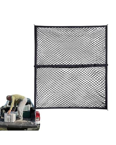Filet de rangement de toit en polyester robuste avec crochets durables B - 5