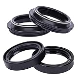 Questo set di paraolio della forcella anteriore della motocicletta e parapolvere del paraolio sono realizzati in gomma di alta qualità FOR una lunga durata e una qualità superiore