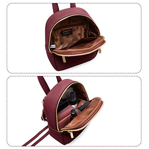 Small-Leather-Backpack-Mini-Cute-Casual-Daypack-Fashion-Zippered-Pockets-Crossbody-Bags-for-Women-Red