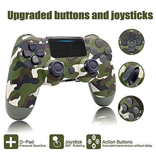 PS4 Controller Wireless for Playstation 4 with Double Vibration,PS4 Remote Controller with Charging Cable