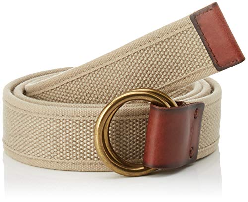 HKT by Hackett Hkt Washed Web Belt Cinturón, Beige (844beige 844), 100 (Talla del fabricante: Small) para Hombre