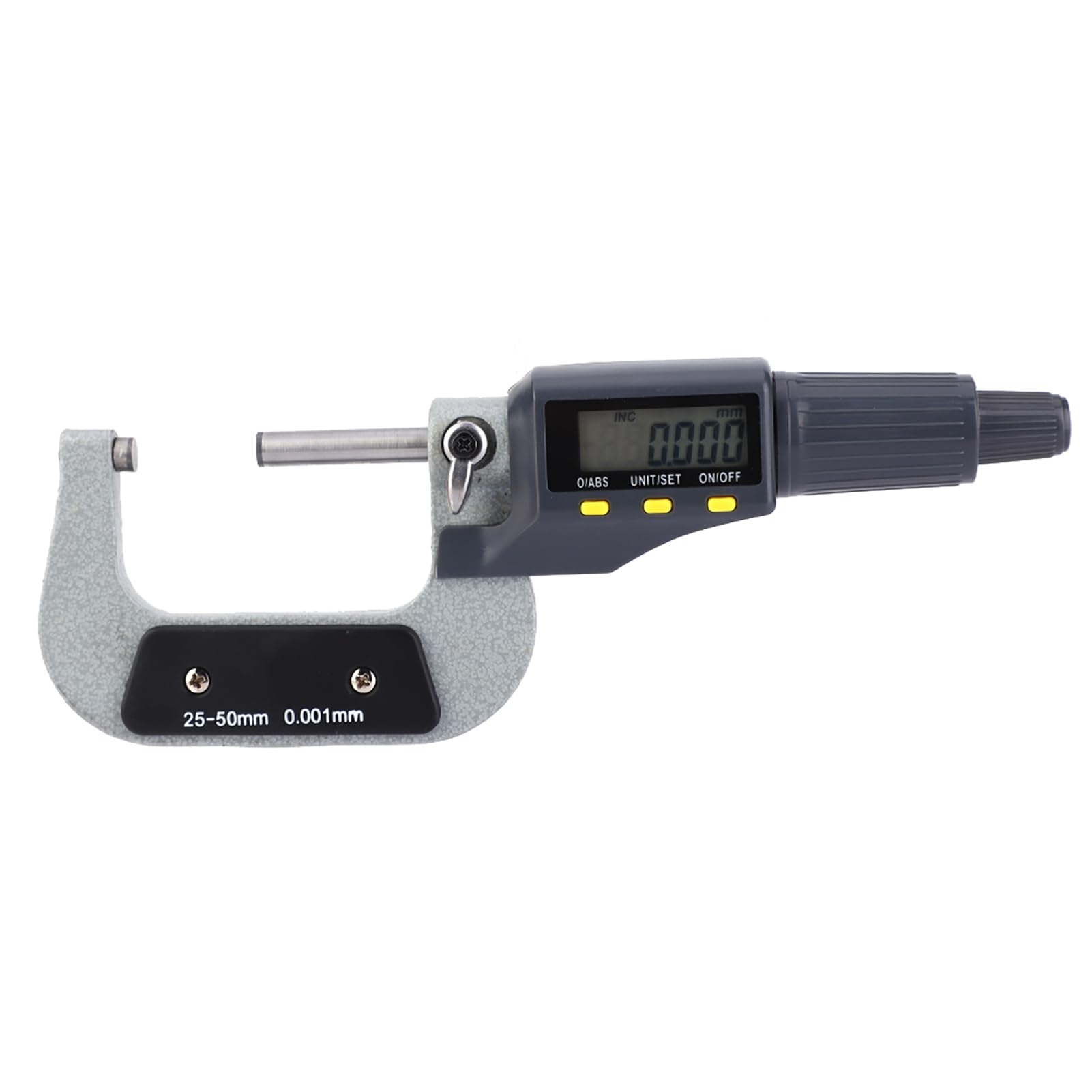 Micrometro Elettronico Digitale, Dispositivo di Blocco dello Schermo con Display LCD da 0,001 Mm, Strumento di Misurazione di Precisione con Calibrazione Accurata, Ideale per Officine