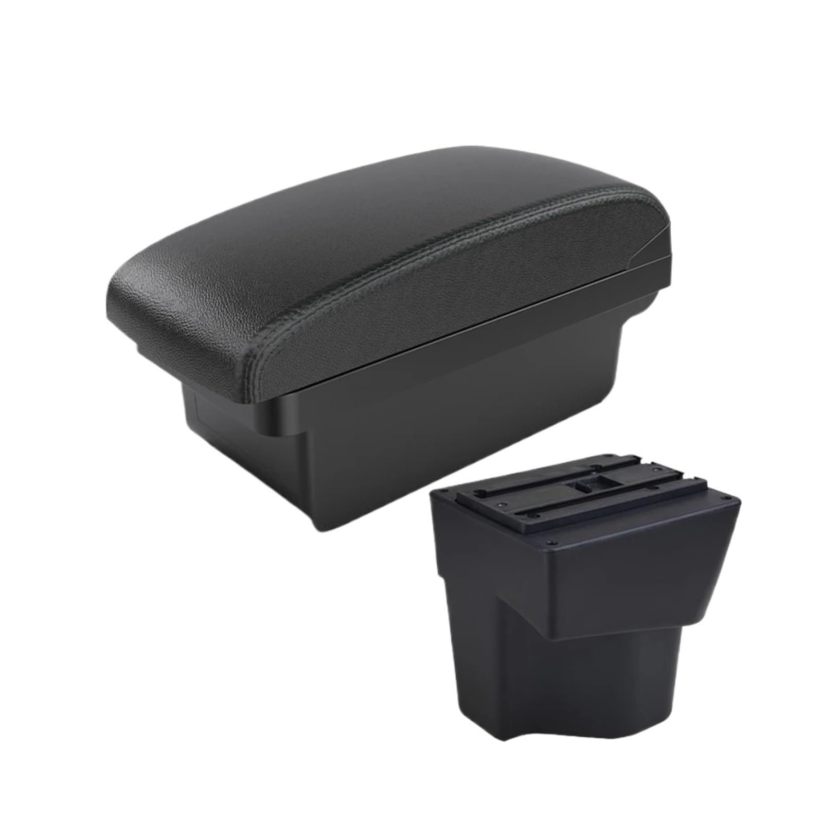 UMDJJU For KIA For Rio 3 For For K2 For X-line For 2011 2012 2013 2014 2015 2016 Armrest Box Car Accessories Interior Storage 3usb Car Centre Console Armrest Box(A2 Black line NO USB)