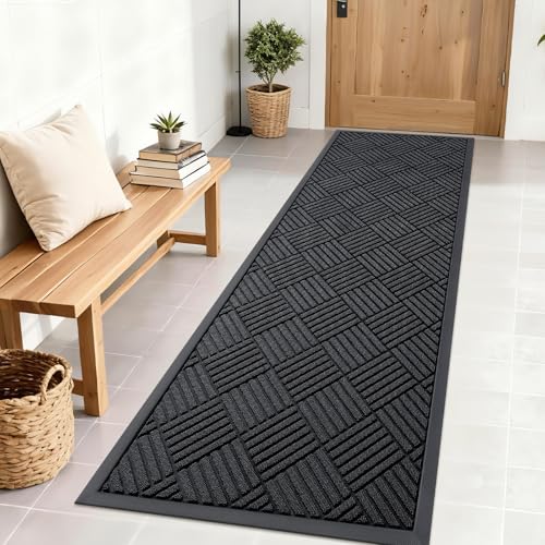 Image of OLANLY Front Door Mat Outside Entrance 71x23, Waterproof Heavy-Duty Doormat