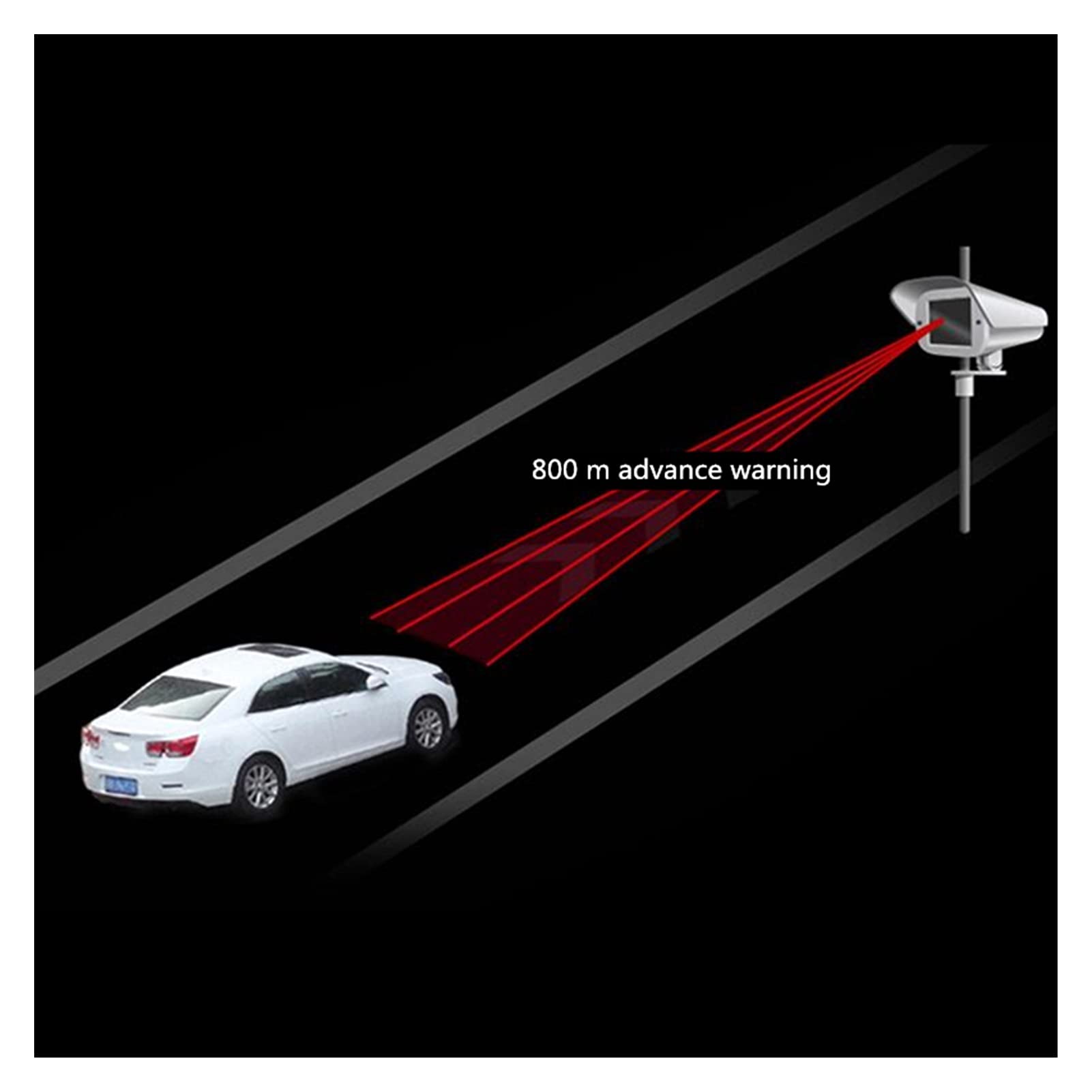 GPS Rilevatore Rilevatore di Auto da 12V Anti Radar a 360 Gradi PORTATO Display Police Speed ​​Car Electronics Voice Alert Anti Anti Radar Detector Auto Radar Rilevatore Radar