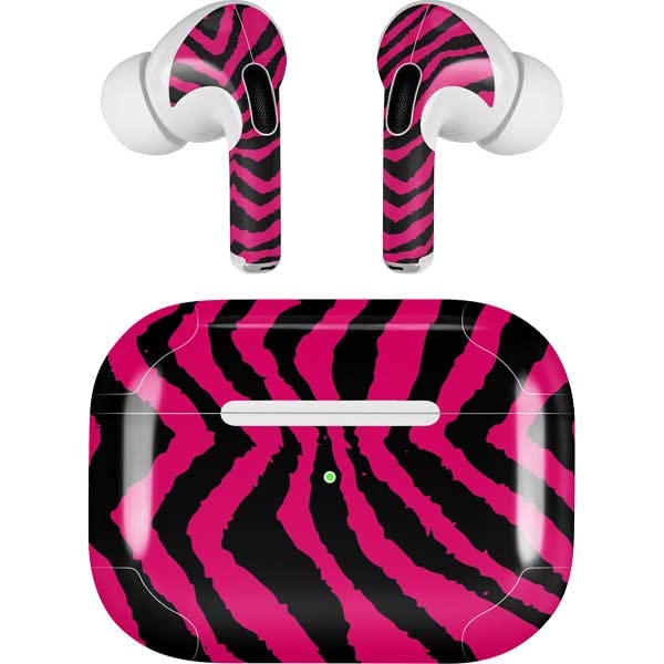 Skinit Decal Audio Skin Compatible with Apple AirPods Pro (2rd Gen, 2022) - Skinit Originally Designed Retro Zebra Design