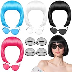 Hot Pink + Blue + Black + White