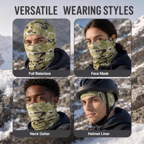 Image of Balaclava Ski Mask Sun Protection Hood Face Cover Full Head Mask for Hunting Fishing Skiing