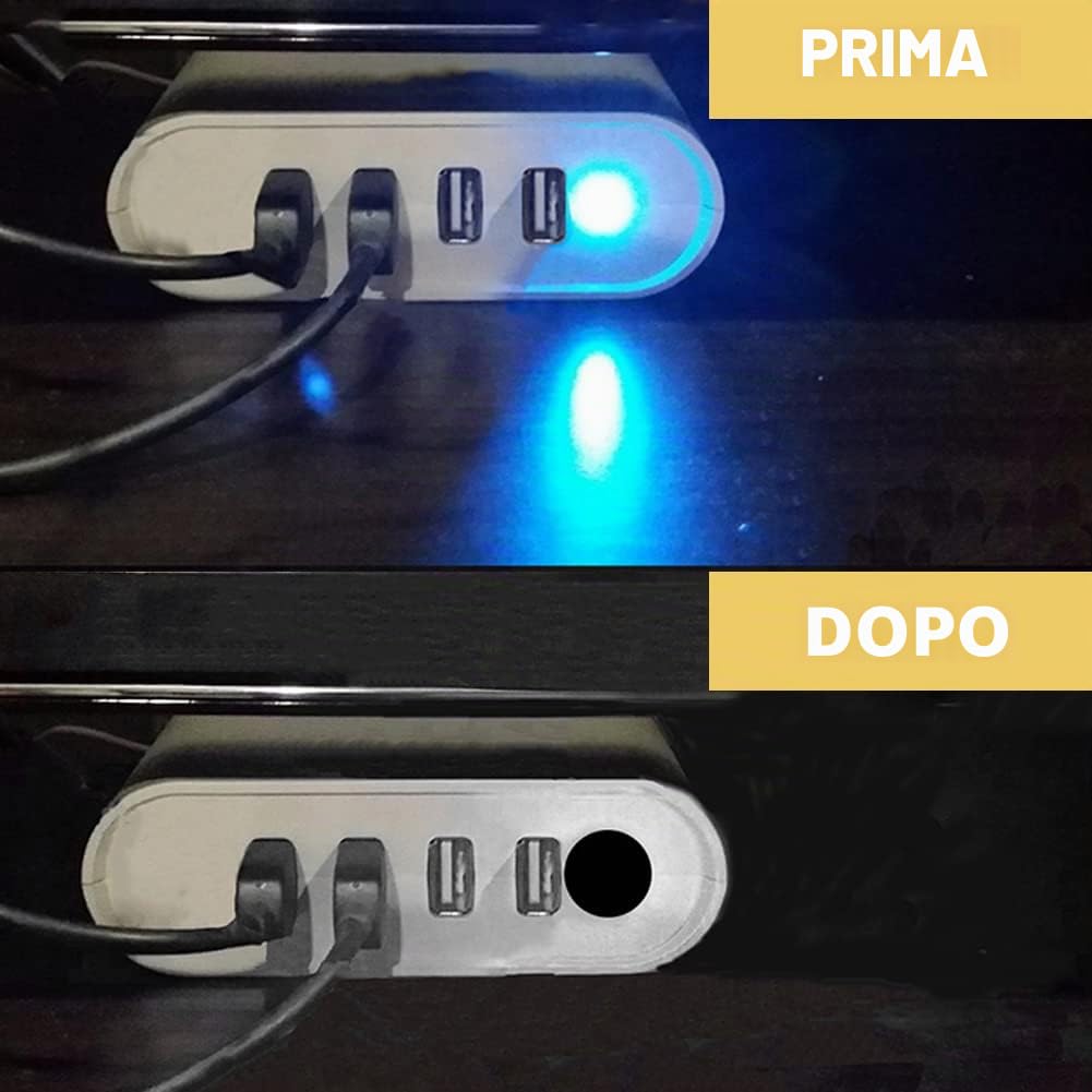 Foglio Attenuante di Luminositá,Cover LED Oscurante,Light Dimming Fogli,Cover LED Attenuatrice,Attenuazione Luce Bianca Foglio,Con 1 pezzo di pinzetta,Utilizzato per bloccare la luce