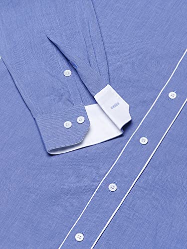 Image of SHIRT THEORY Check Cotton Full Sleeves Casual Shirt for Men II Solid Premium Cotton Shirt II Stylish Shirt for Men II Men Casual Shirt II