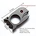 LULAOLIU EDC Pry Bar with Bottle Opener Wrench Titanium Prybar Multi Tool, Keychain Multitool Tool, Pocket Crowbar for Outdoor Camping Hiking Fishing (grey)