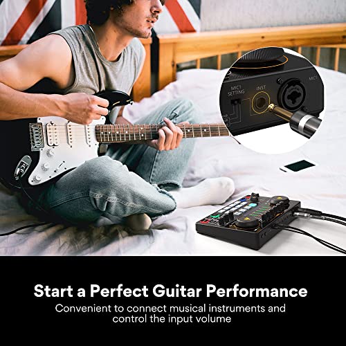 Professional Podcast Mixer Audio Interface