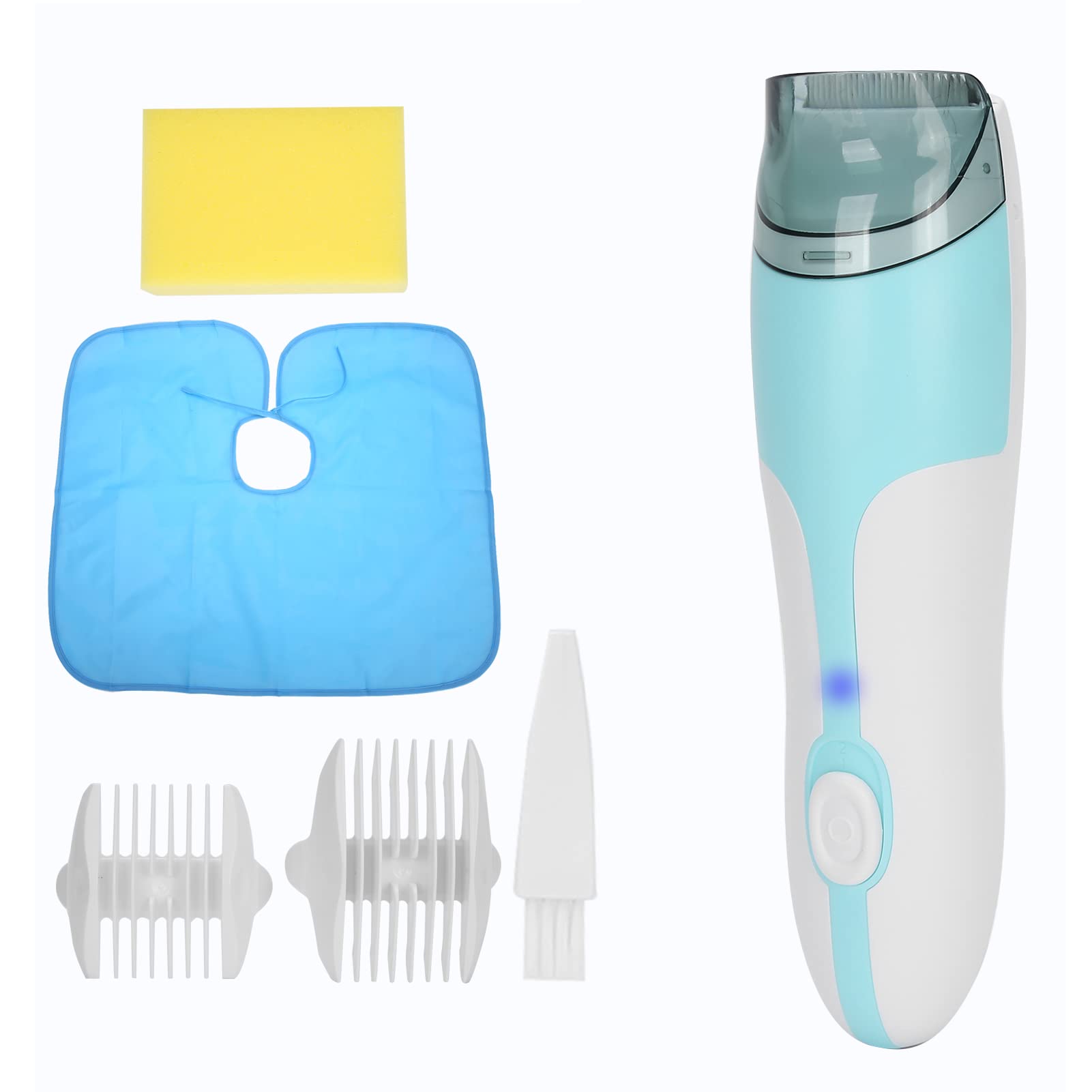 Portable Baby Hair Clipper, Waterproof Electric Hair Trimmer with