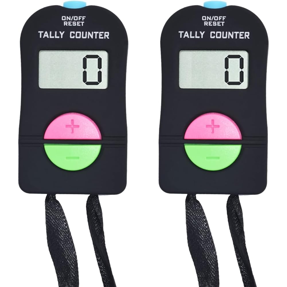 Jnchdghwa As Shown Electronic Clicker Counter Manual Addition Subtraction Counter,Supermarket Number Of People For Golf/Football