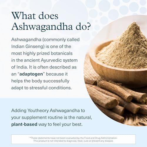 Youtheory Ashwagandha Liquid - with Organic KSM-66 Ashwagandha - Herbal Blend to Support Stress Relief & Energy Levels* - Helps Support Mood* - 1 oz Single Serve Packet, Pack of 12 - Image 5
