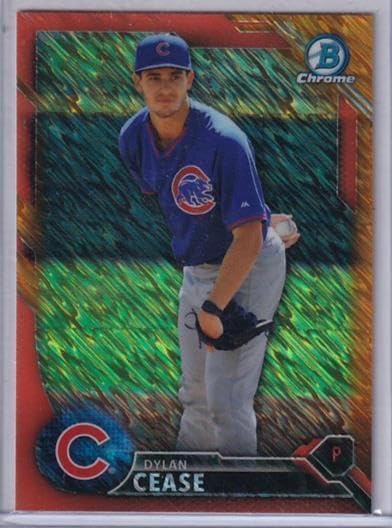 Dylan Cease 2016 Bowman Chrome Prospect Orange Shimmer Refractor Bcp171 - Baseball Cards