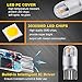 Auxbeam 194 T10 LED Bulbs Amber Yellow, Non-Polarity Extremely Bright 168 W5W Car Interior Lights, T10 Replacement Bulb for License Plate lights, Dome Map Light, Dashboard Lights, 2 PCS