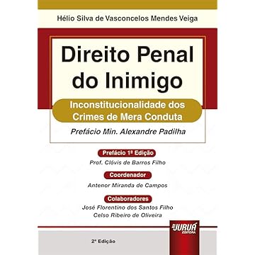 Capa do livro Direito Penal do Inimigo - Inconstitucionalidade dos Crimes de Mera Conduta