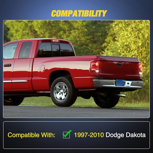 Image of Nilight Third Brake Light for Dodge Dakota 1997-2010, Smoked Lens