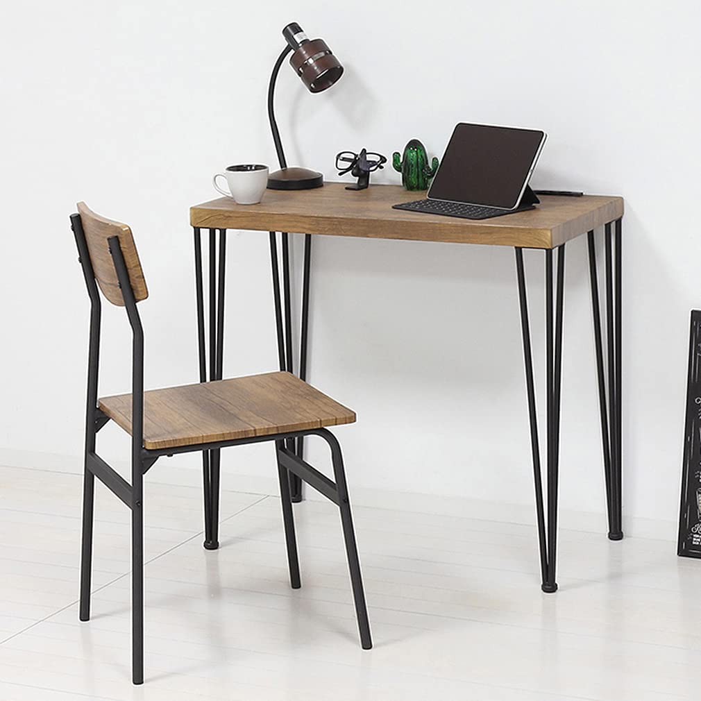 ☆パソコン机・オフィス・2口コンセント付き　ヴィンテージ Amazon.co.jp: クロシオ アートデスク2点セット コンセント付