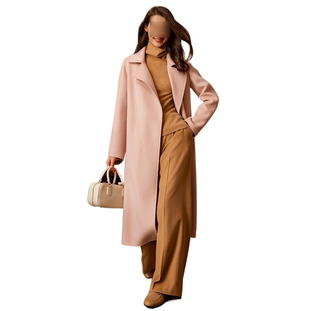 ジャケット・アウター superlong double botton cashmere coat Amazon.com: ZUIAI High-end Double-Sided Cashmere Coat Women in