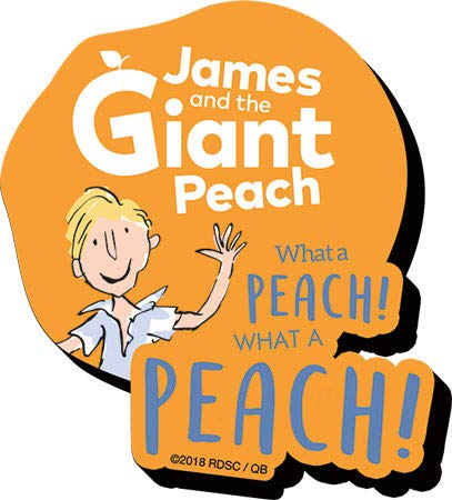 Aimant Funky Dahl Peach AQUARIUS pour réfrigérateur et tableau blanc