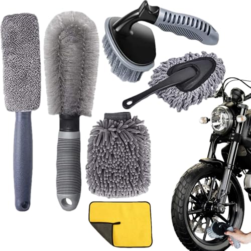 Kit de preparación de coches, kit de lavado de coches, herramientas de suministro de detalles | Kit de cuidado y detalles para interior, exterior, accesorios de limpieza de coches para coches, SUV