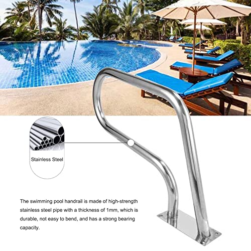 Main courante de piscine inox antidérapante à fixation rapide pour spa